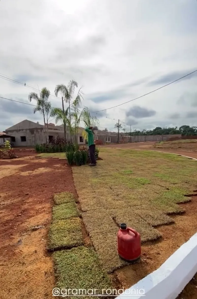 Tapete de grama para área externa